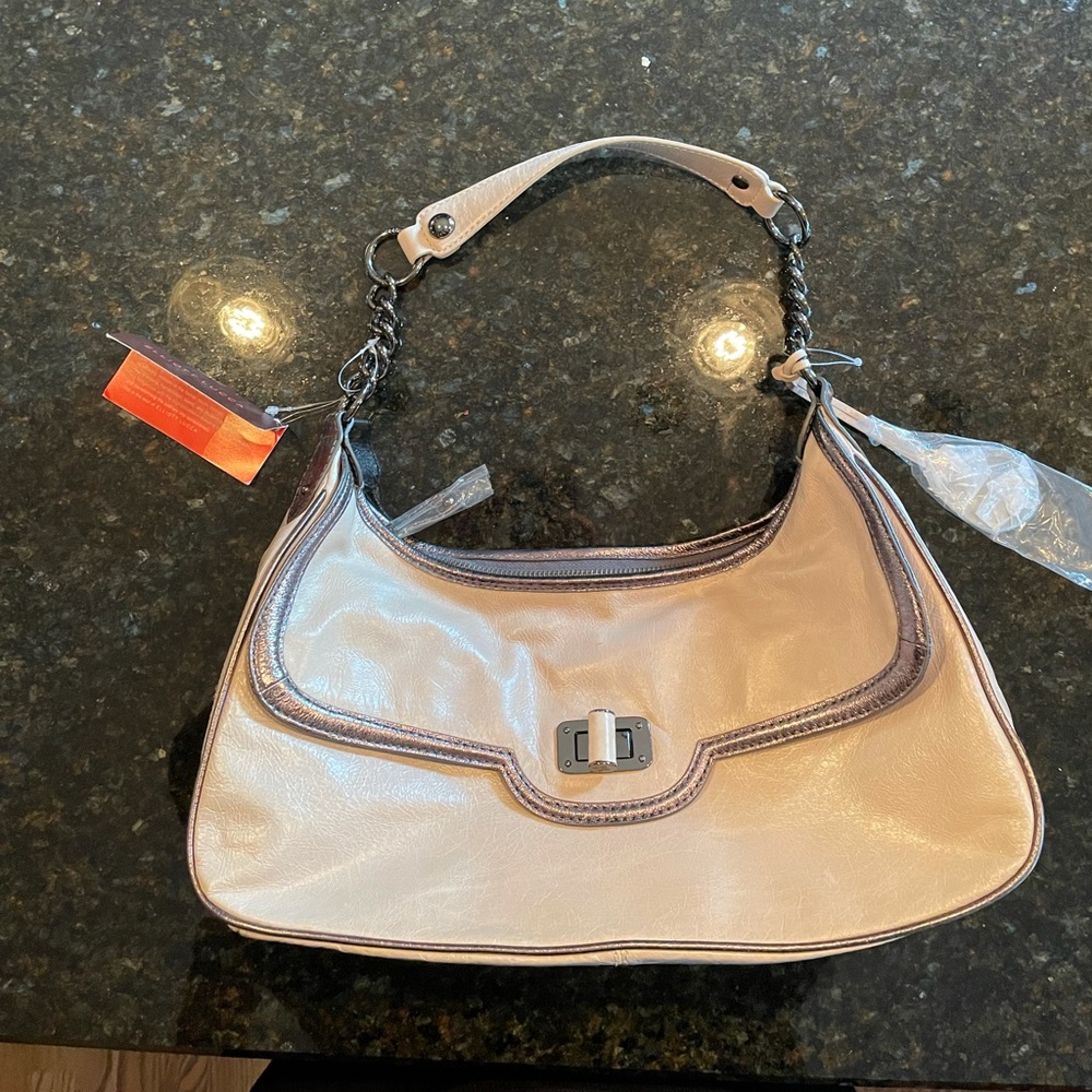 NWT Elliot Lucca Izzie Purse in Stone White
